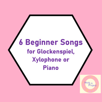 Preview of 6 Beginner Pieces - for Glockenspiel, Xylophone or Piano (Orff)