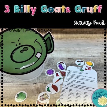 Preview of 3 Billy Goats Gruff Activity Pack