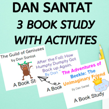 Preview of Author Dan Santat Book Unit Study Activities for Beekle, After the Fall, & Guild