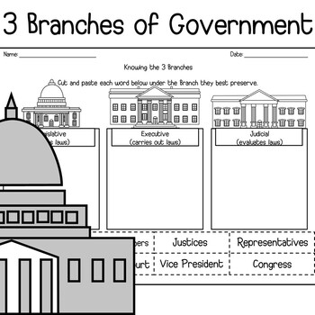 Preview of 3 Branches Of Government