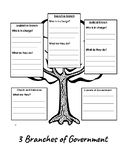 3 Branches of Government Graphic Organizer