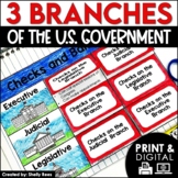 3 Branches of Government Activity | Social Studies Interac