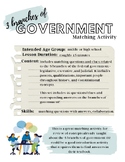 3 Branches of Government Matching Game