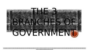 Preview of 3 Branches of Government (National + State) Arizona Edition