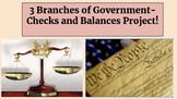 3 Branches of Government Notes, Activities, and Assessment!