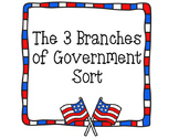 3 Branches of Government Sort