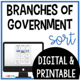 3 Branches of Government Sort Activity with Google Slides