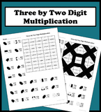 3 By 2 Digit Multiplication Color Worksheet