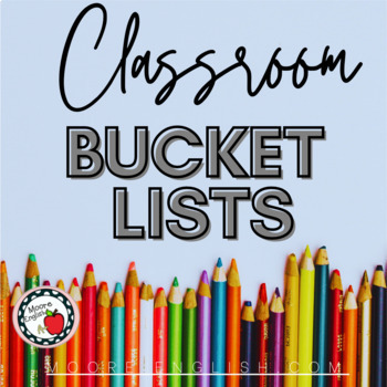 Preview of 3 Classroom Bucket Lists for Back to School, End of the Year, and PD / $1 Deal