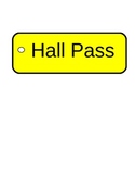 3 Hall Passes - Boys, Girls, & 1 General Hall Pass