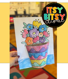 3 D Bouquet of Flowers Painting Spring Craft