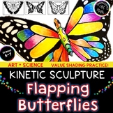 3-D Butterfly Kinetic Sculpture Spring Craft Middle School