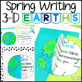 Preview of 3-D Earth Writing: Spring Poetry Activity & Bulletin Board Display