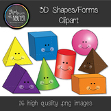 3-D Forms (Shapes) Clipart Images