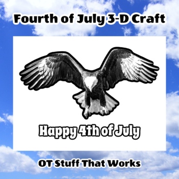 Preview of 3-D Fourth of July Craft