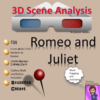 Preview of 3-D Scene Analysis Project: Romeo and Juliet Diorama: Final Project