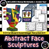3-D Sculpture Lesson Recycled Art: Cardboard Abstract Shap