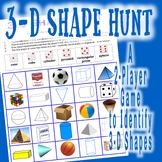 3-D Shape Hunt - A 2-player game to identify three dimensi