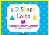 3-D Shape Lotto