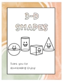 3-D Shapes Book