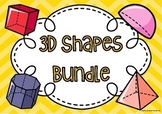 3D Shapes Nets, Activities, Lesson Plans, Riddles and Post