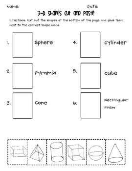 cutting shapes teaching resources teachers pay teachers