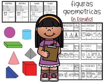 3-D Shapes In Spanish by Kindergarten Maestra | Teachers Pay Teachers