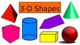 3-D Shapes - Triangular Prism and Square based Pyramid
