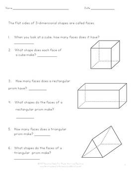 3-D Shapes Attributes of Solid Prisms and Pyramids | TpT