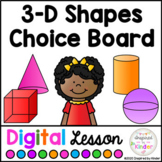3-D Shapes for Kindergarten | For Google Slides™ | Distanc