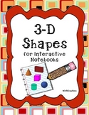 3-D Shapes for the Interactive Notebook