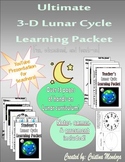 3-D Phases of the Moon and Lunar Cycle Packet