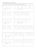 3 Day Lesson:  Distributive Property and Combining Like Terms