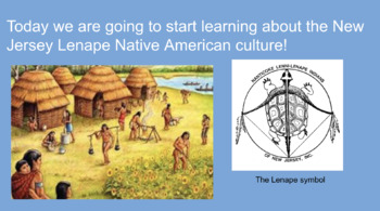 Preview of 3 Day Lesson: The Lenape 