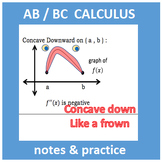 Calculus:  3 - Derivative Applications (notes, HW, warmups