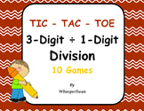 3-Digit by 1-Digit Division Tic-Tac-Toe