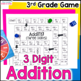3 Digit Addition Game - Addition Math Center - Adding with