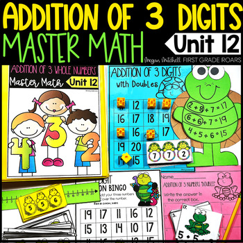 Preview of 3 Digit Addition Guided Master Math Unit 12