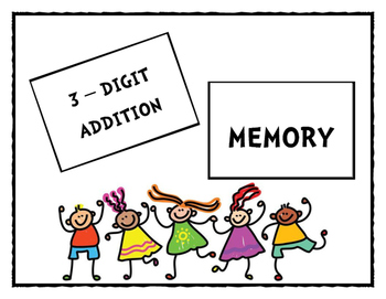 Preview of 3-Digit Addition Memory