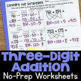 Addition with Regrouping Worksheets 3 Digit Addition & Sub