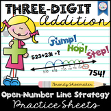 Three-Digit Addition: Open Number Line Strategy