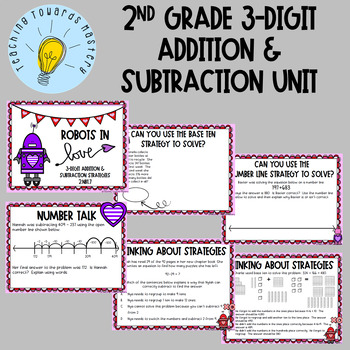 Preview of 3-Digit Addition & Subtraction Strategies Unit