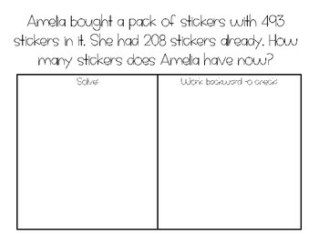 Preview of 3-Digit Addition, Subtraction, and Rounding Review