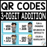 3 Digit Addition Task Cards | Three digit addition with re
