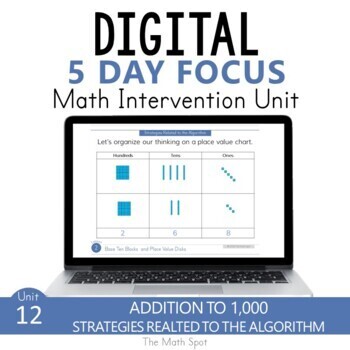 Preview of 3 Digit Addition With Regrouping | 2nd Grade Digital Math Unit Google Classroom