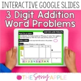 3 Digit Addition Word Problems Interactive Task Cards Goog