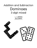 3 Digit Addition and Subtraction Dominos Game
