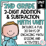 3-Digit Addition & Subtraction Math Unit with Activities f