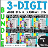 3-Digit Add and Subtract With & Without Regroup Bundle | D