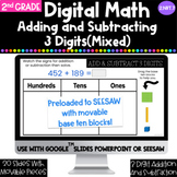 3-Digit Addition and Subtraction for Google Slides and SEE
